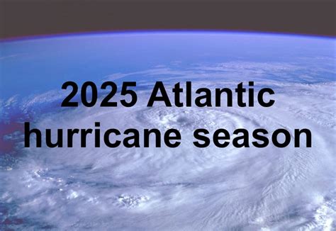 2025 Atlantic Hurricane Season Forecast