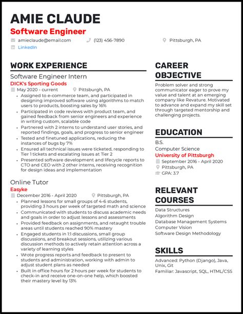 34 Software Engineer Resume Examples Guide For 2025 34 Software Engineer Resume Examples Guide For 2025