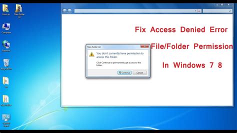 4 Ways To Fix Access Is Denied Error In Windows 7 8 10 Easily 4 Ways To Fix Access Is Denied Error In Windows 7 8 10 Easily