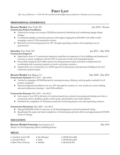 7 Project Coordinator Resume Examples For 2025 Resume Worded 7 Project Coordinator Resume Examples For 2025 Resume Worded