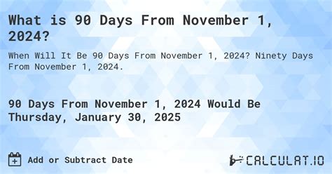 90 Days from November 25 2024 Countdown