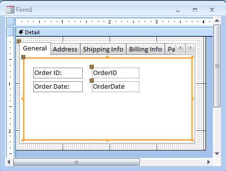 Access Tab Control Multi Row Easily