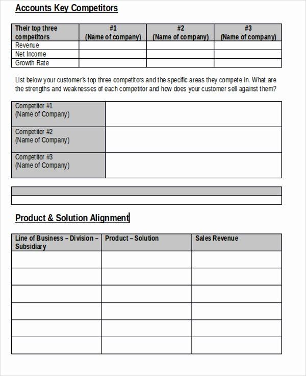 Account Management Plan Template Free Powerpoint Template