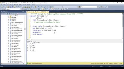 Add Column with Default Value SQL