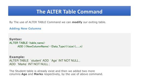 Alter Table Command in Databricks