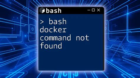 Bash Docker Compose Command Not Found Quick Fixes