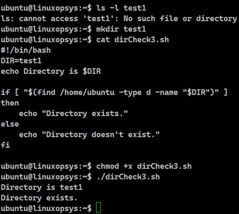 Bash Scripting How To Check If Directory Exists Bash Scripting How To Check If Directory Exists