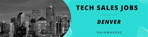 Best Tech Sales Jobs In Denver Co