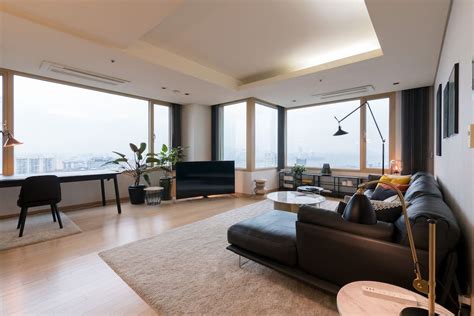 Bright Modern River View Coex Gangnam Apartments For Rent In