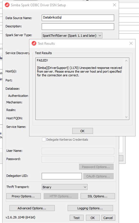 C Connecting To Azure Databricks From Asp Net Using Odbc Driver C Connecting To Azure Databricks From Asp Net Using Odbc Driver