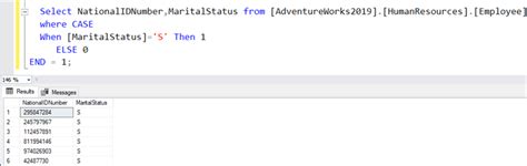 SQL Case in Where Clause