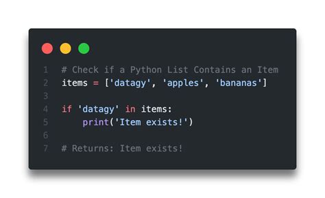 Check List Contains Item Python Check List Contains Item Python
