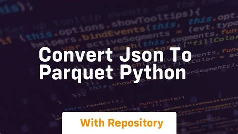 5 Ways Convert Parquet JSON