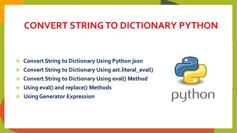 Convert String to Dictionary Python