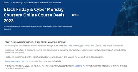 Coursera Black Friday 2024 Deals