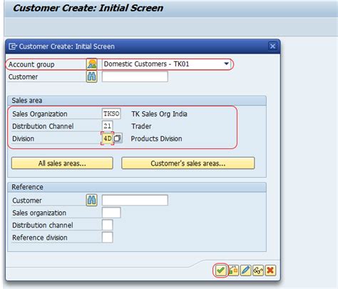 Create Customer Master Record In Sap Customer Master Data