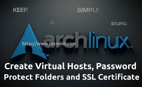 Create Virtual Hosts Password Protect Directories And Ssl Certificates