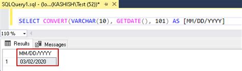 SQL YYYY MM DD Date Format