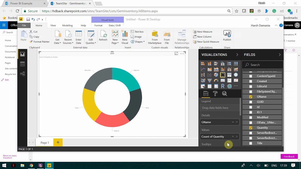 Demo How To Publish A Power Bi Dashboard To Your Workspace Youtube