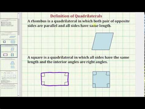 Determine True Statements About Quadrilaterals Common Core 5 6 Math Ex Determine True Statements About Quadrilaterals Common Core 5 6 Math Ex