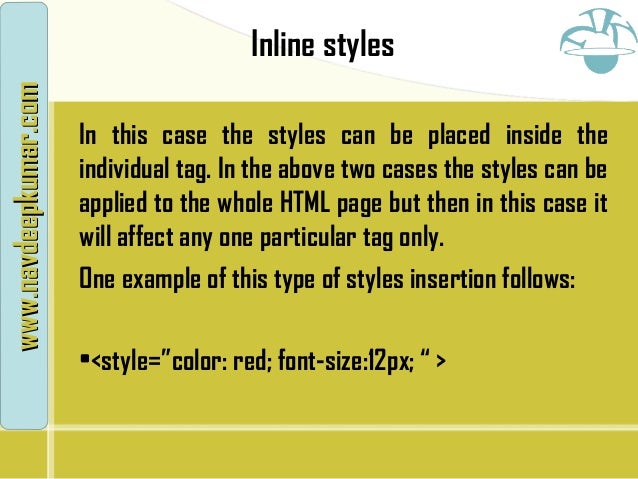 Different Ways To Insert Css Different Ways To Insert Css