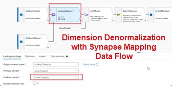 Dimension Denormalization With Synapse Mapping Data Flow Dimension Denormalization With Synapse Mapping Data Flow