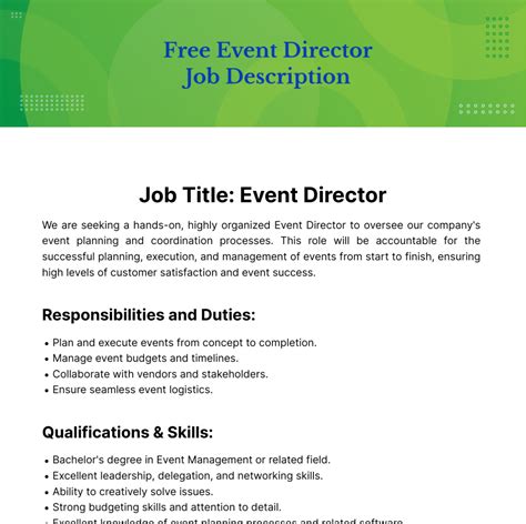 5 Event Director Tips