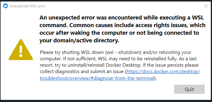 Docker Not Opening on Mac