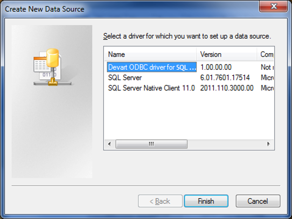 Download ODBC Driver 17 for SQL Server