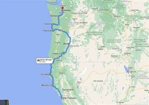 San Fran to Seattle Drive