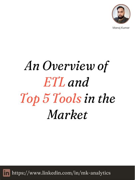 Etl And Top 5 Etl Tools Pdf Information Science Information And Etl And Top 5 Etl Tools Pdf Information Science Information And