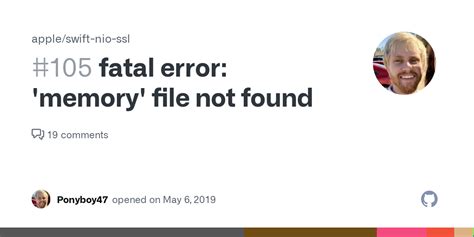 Memory File Not Found Fatal Error Solution