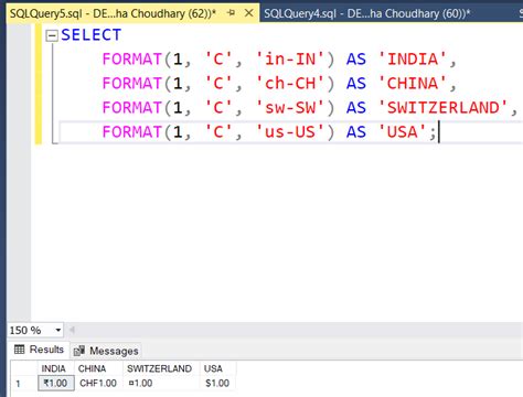 Format Amount in SQL