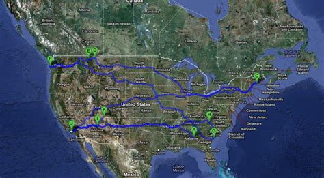 Forrest Gump S Running Route Centives Forrest Gump S Running Route Centives