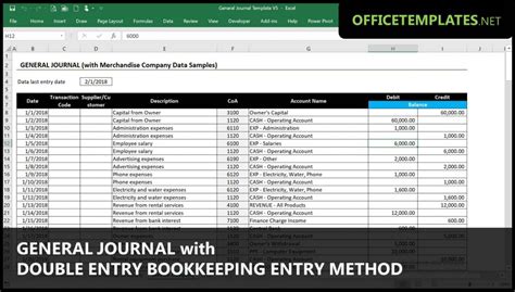 General Journal Template Officetemplates Net General Journal Template Officetemplates Net