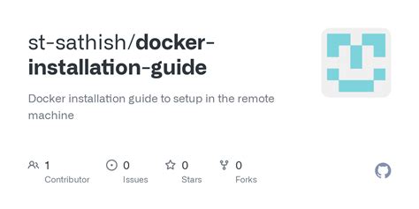 Github St Sathish Docker Installation Guide Docker Installation Github St Sathish Docker Installation Guide Docker Installation