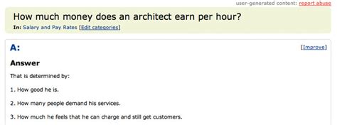 7 Architect Hourly Rates