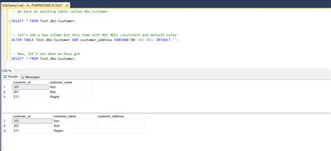 How To Add Columns To An Existing Table In Sql Server How To Add Columns To An Existing Table In Sql Server