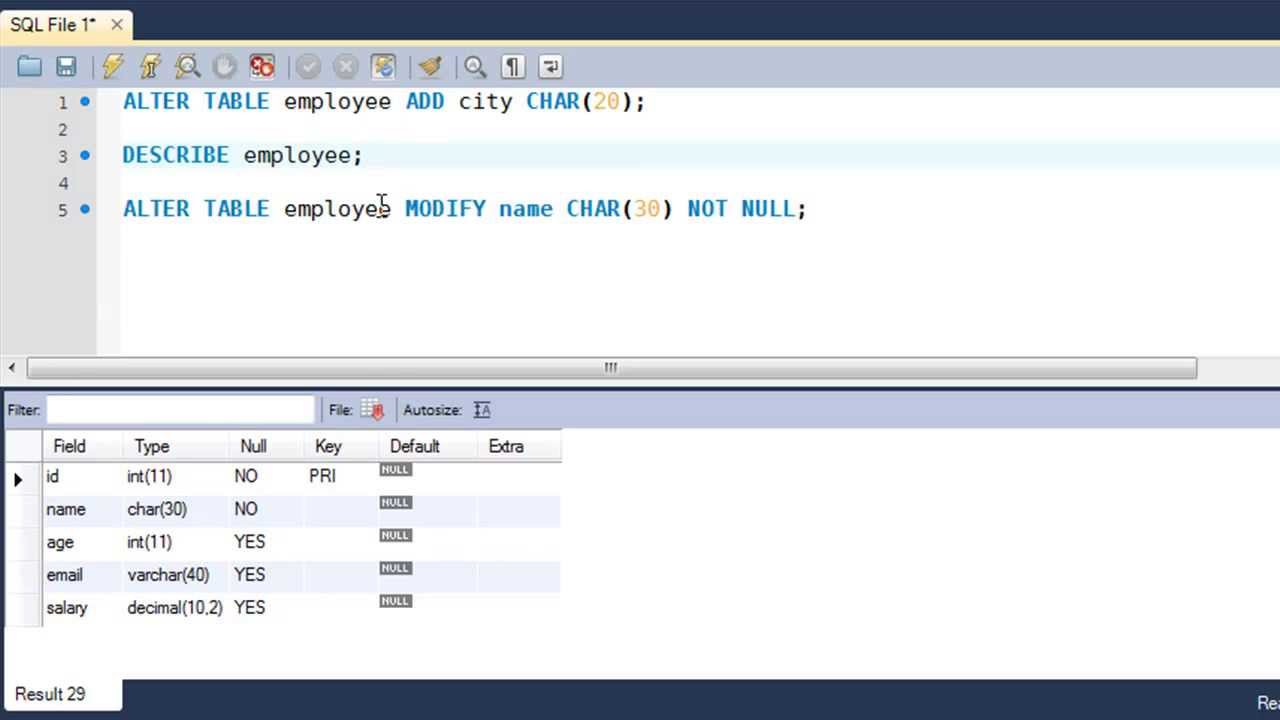 How To Change Table Name In Sql Server Youtube