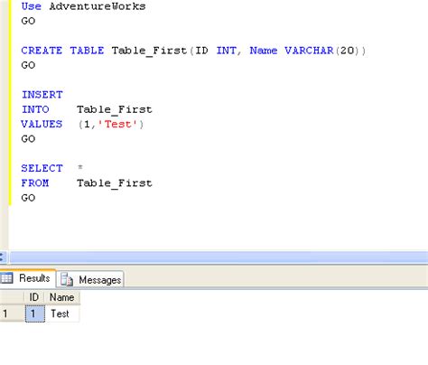 Change Table Name in SQL