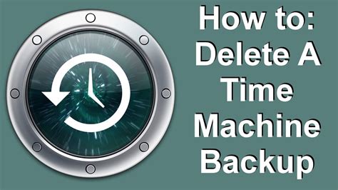 Delete Time Machine Backups