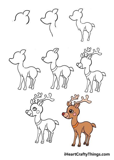 5 Tips Draw Reindeers