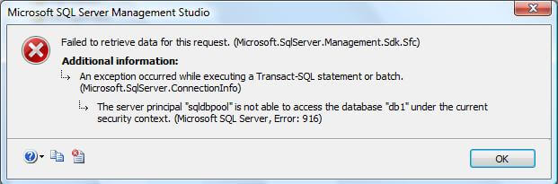 How To Fix Sql Server Error 916 Server Principal Unable To Access The How To Fix Sql Server Error 916 Server Principal Unable To Access The