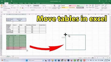 5 Ways Move Table