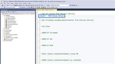 How To Query Data Using A Select Statement In Sql Server How To Query Data Using A Select Statement In Sql Server