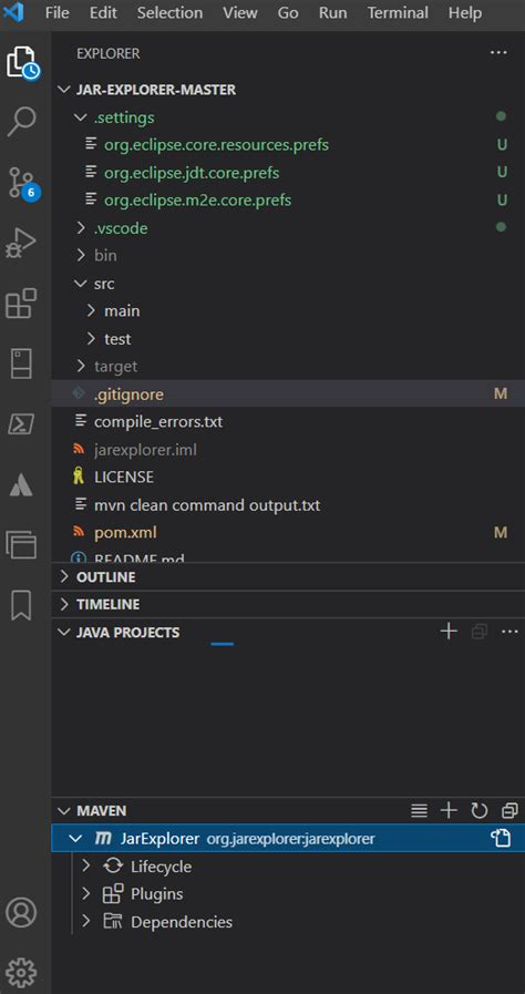 Reload Pom XML in VSCode Java