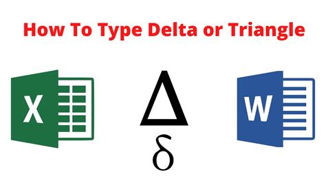 3 Ways To Type Delta