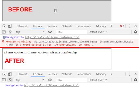 Ignore X Frame Headers Security Risk