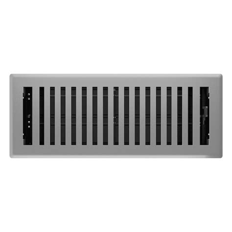 Imperial 4 In X 12 In Steel Grey Granite Floor Register 5 Pack Rg3818