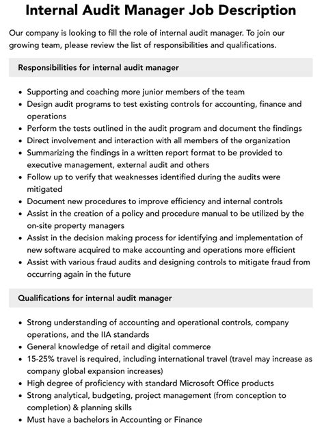 5 Audit Manager Tips
